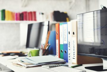 Contemporary Room Workplace Office Supplies Concept